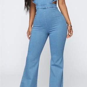 Stylish Blue Denim Jumpsuit